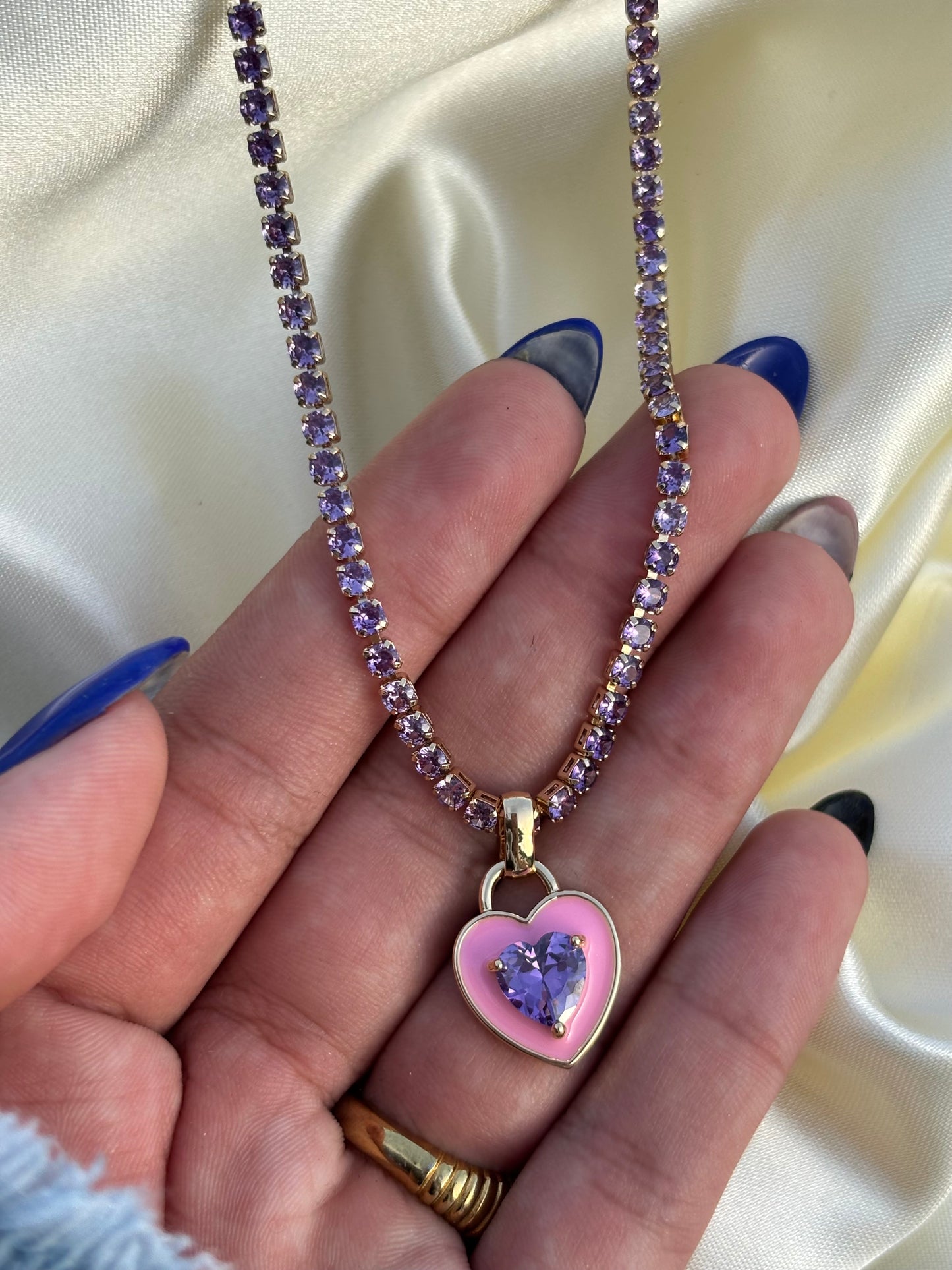PURPLE BARBIE NECKLACE
