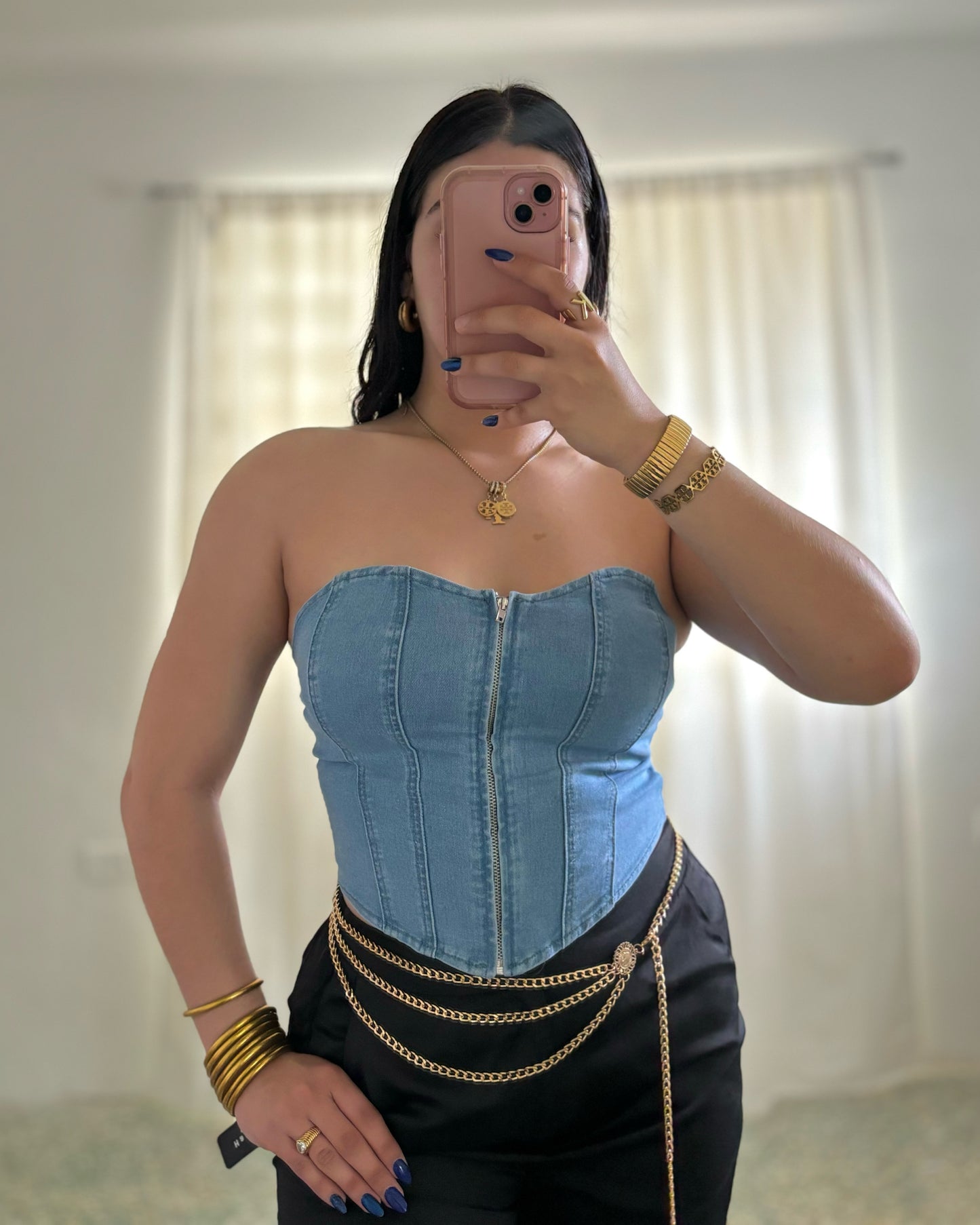 NEW ERA DENIM TOP