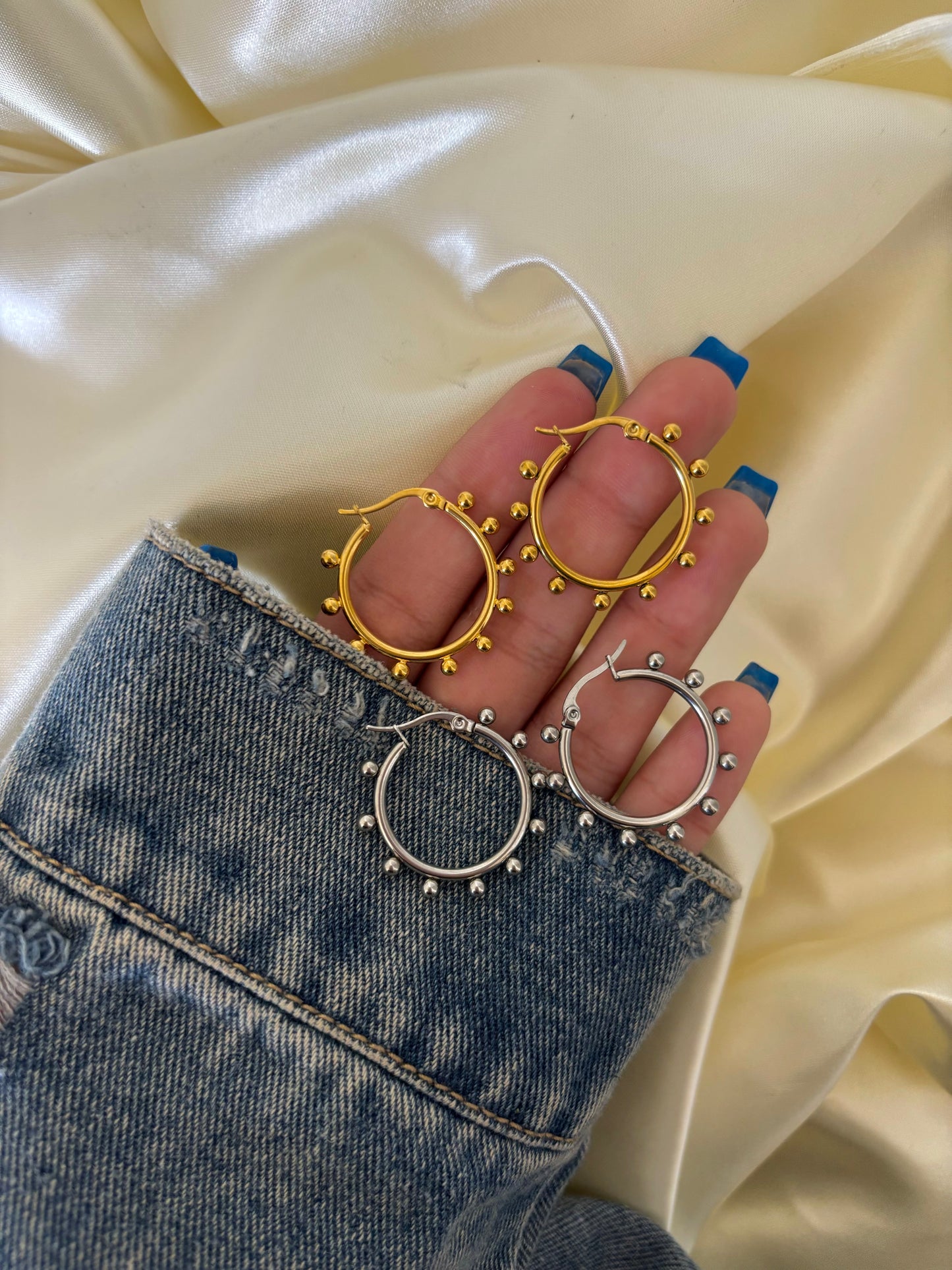 BALL EARRINGS