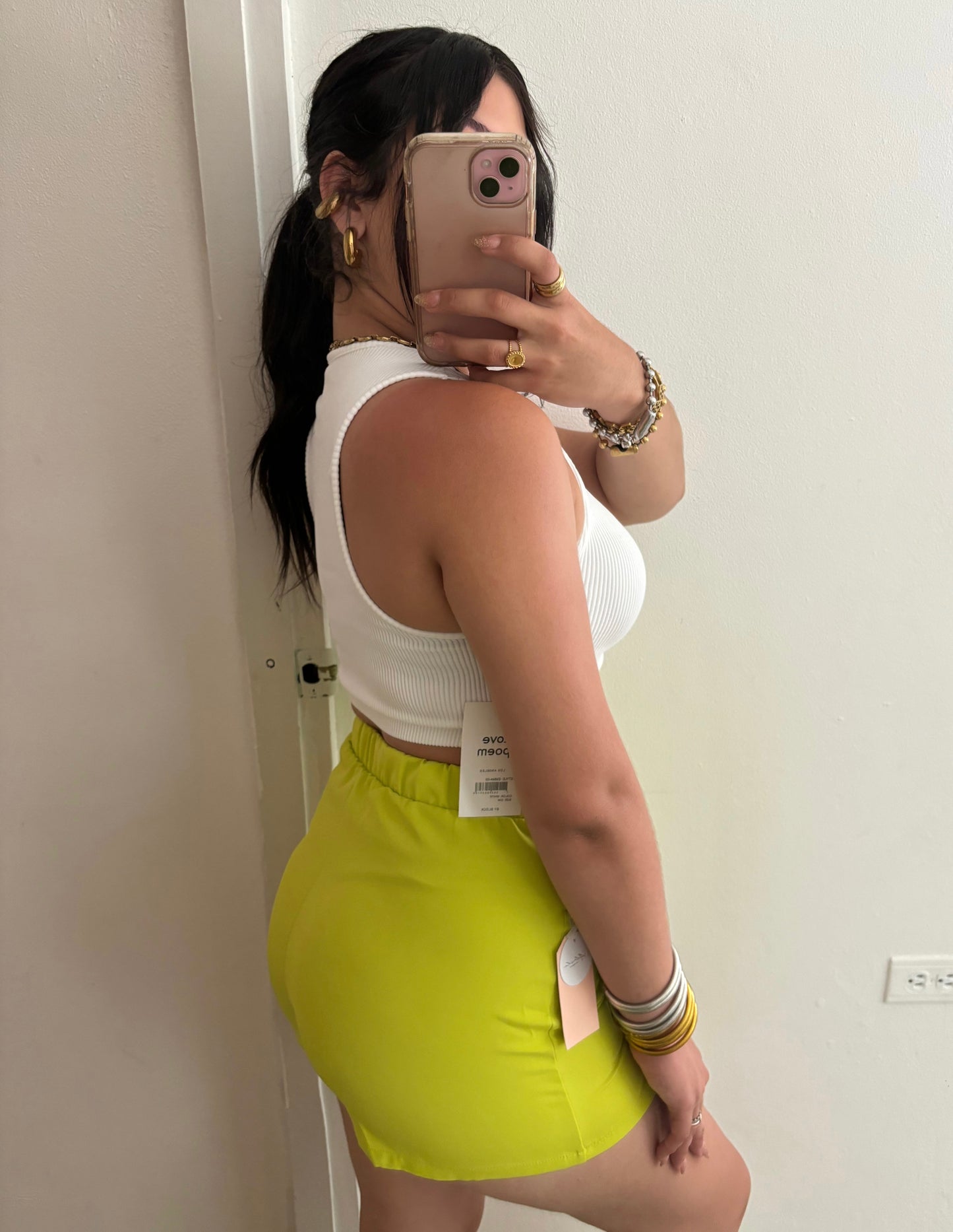 KEY LIME SKORT