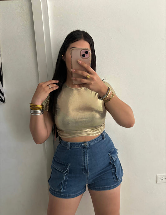 METALLIC TOP