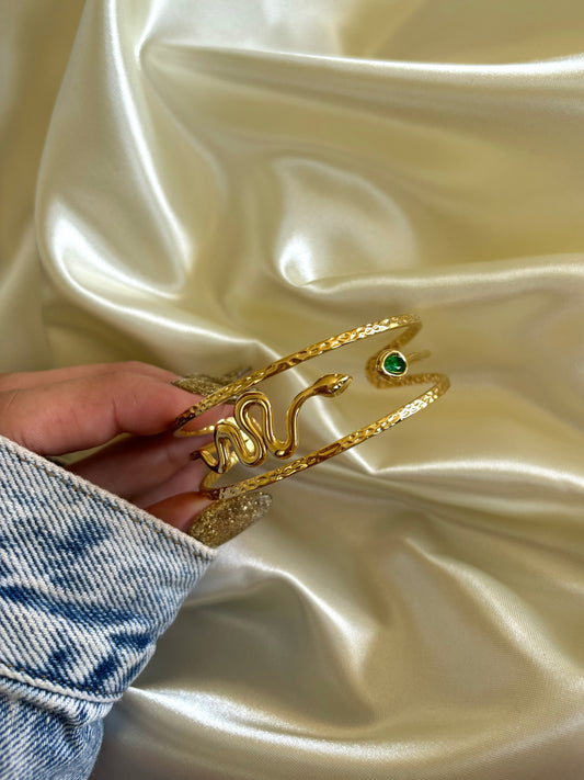 ESMERALDITA SNAKE BANGLE