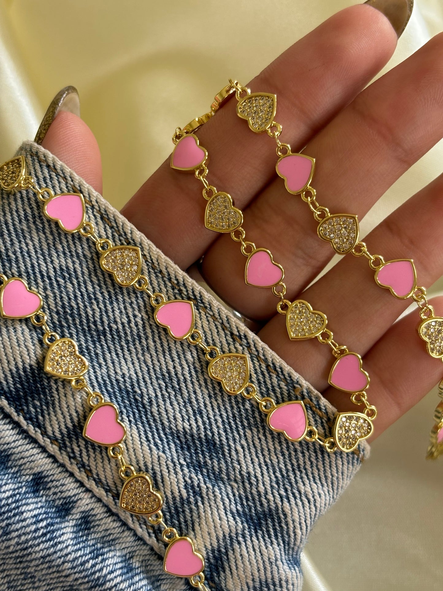 PINK LOVE NEKCLACE