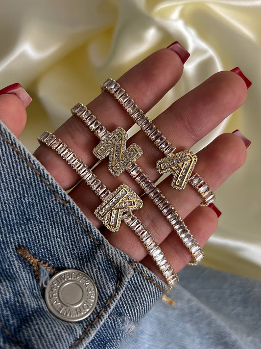 CHUNKY LETTER BRACELETS