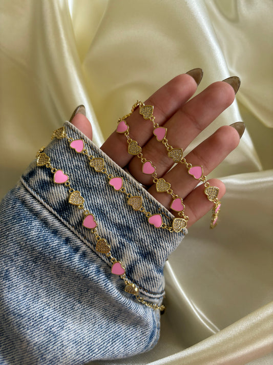 PINK LOVE NEKCLACE