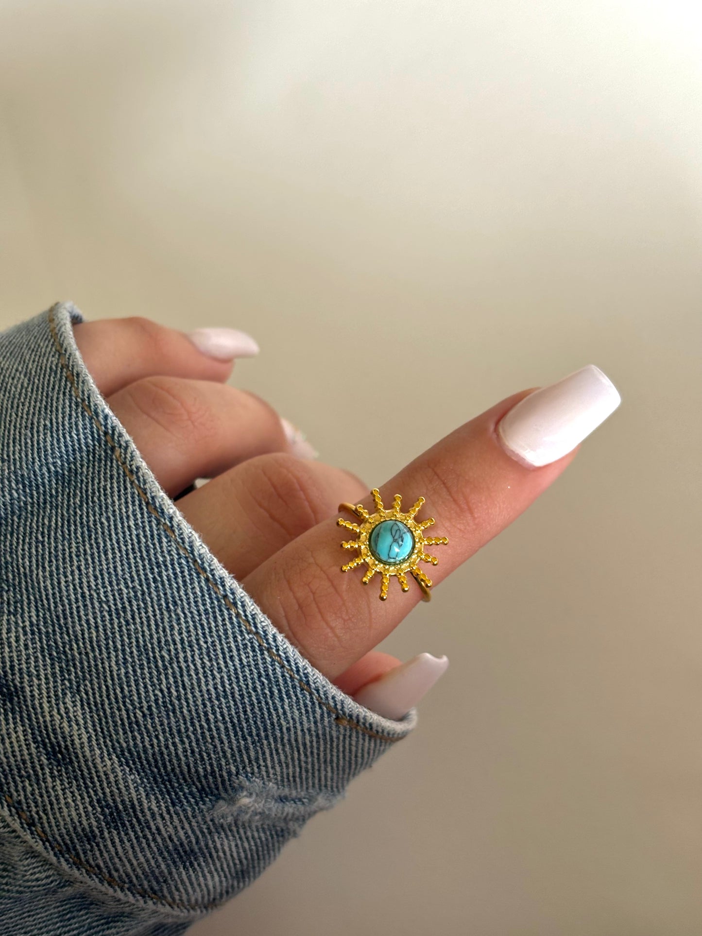 SOLEI BLUE RING