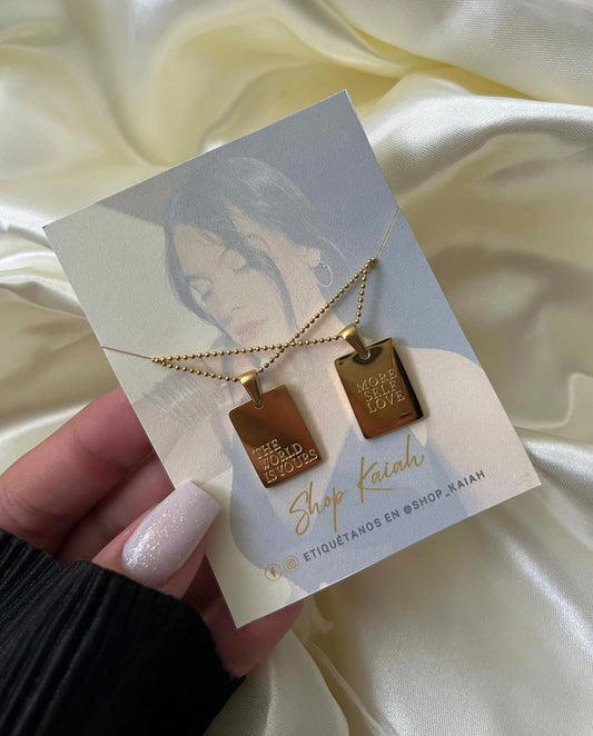 TWO STYLES FOR CHOISE LOVE NECKLACE
