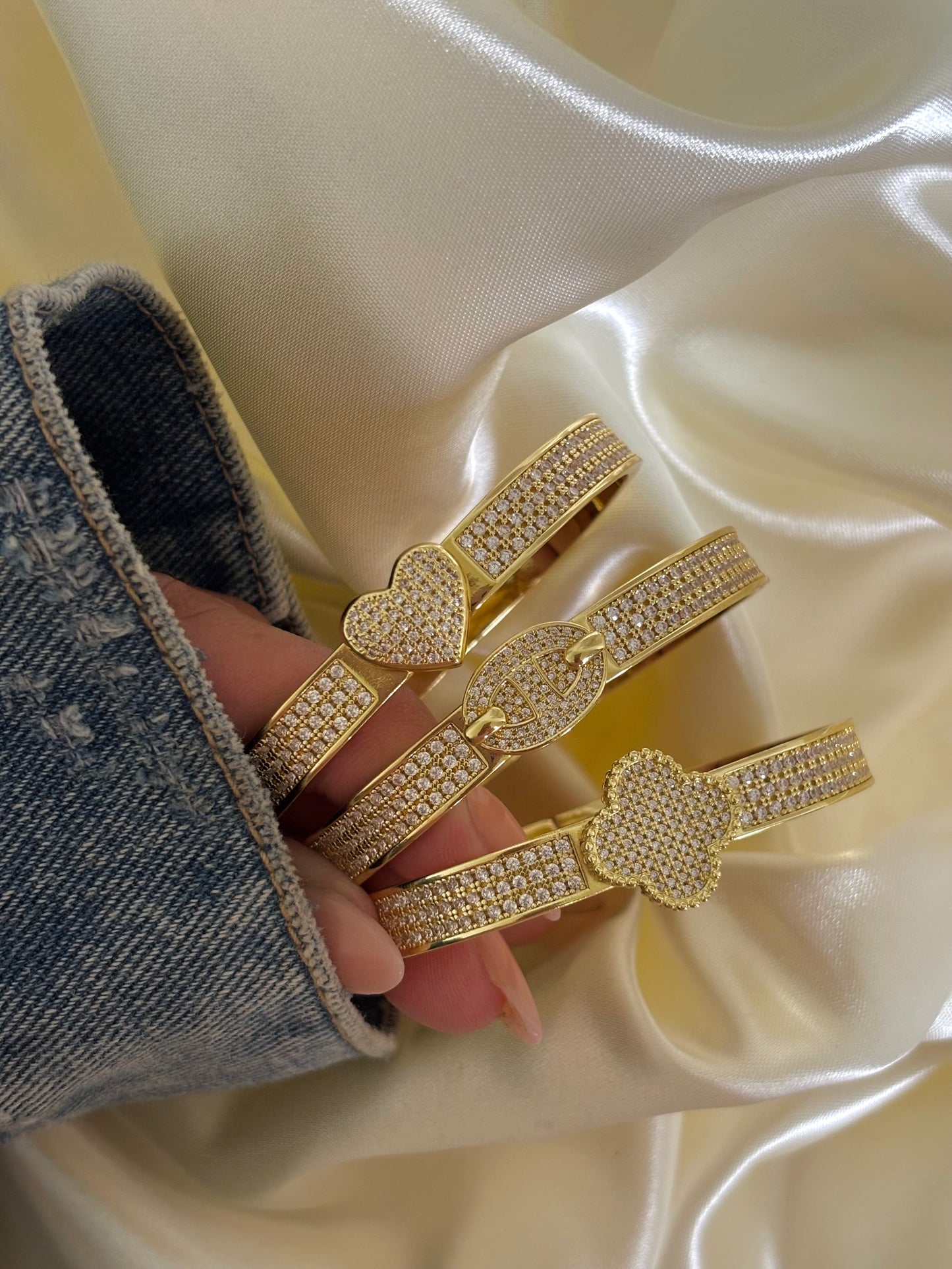 BANGLE HEART GG TRÉBOL