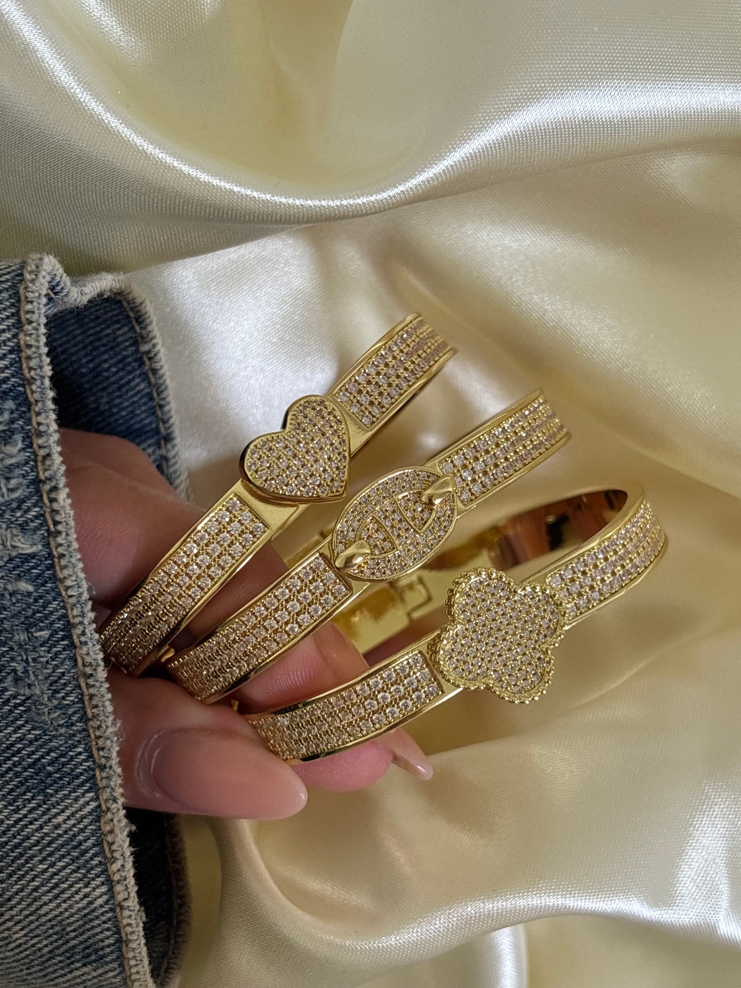 BANGLE HEART GG TRÉBOL